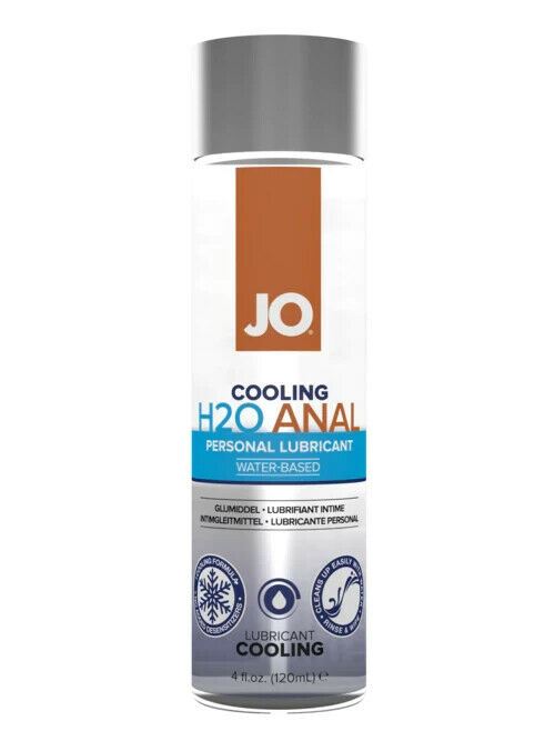 System JO H2O Lubricant Personal Anal Water-Based COOLING Lube 4oz/120ml