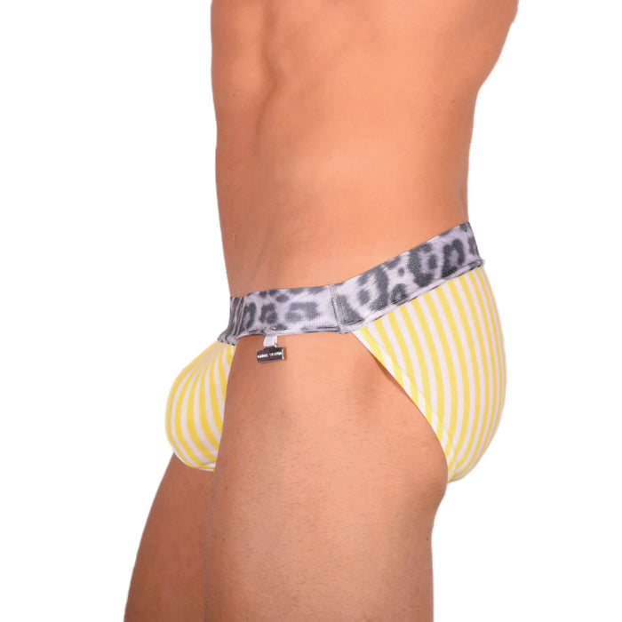 Modus Vivendi Tanga Animal Mens Tangas Pour Hommes Yellow 06812 4