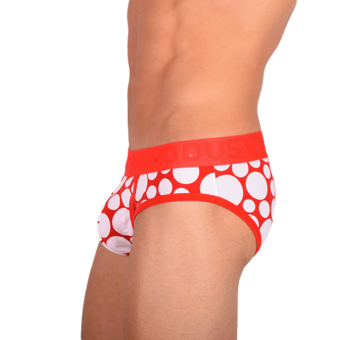 Modus Vivendi Brief Polka dot Slip Pour Homme Rouge 08812 39