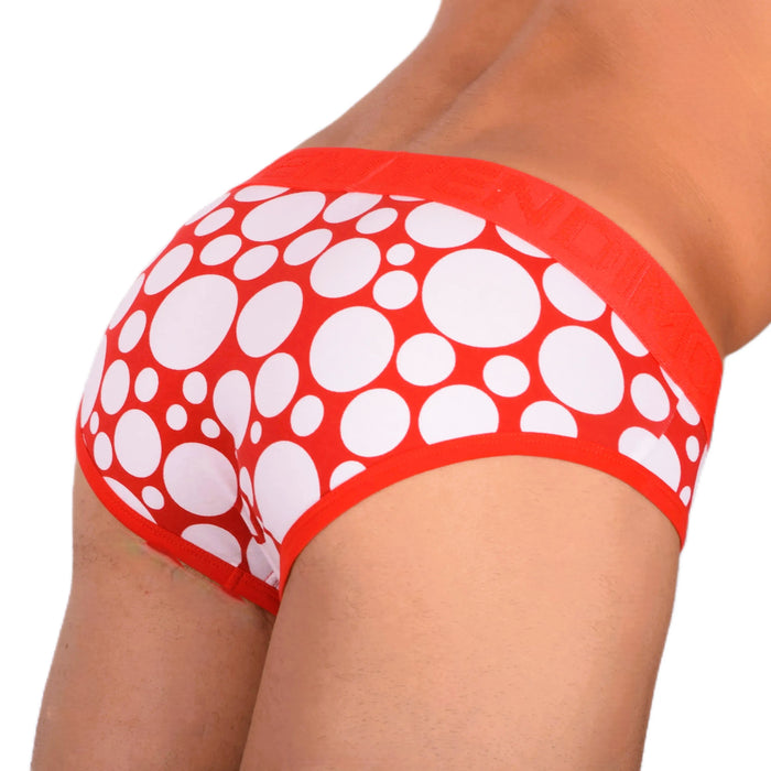 Modus Vivendi Brief Polka dot Slip Pour Homme Rouge 08812 39