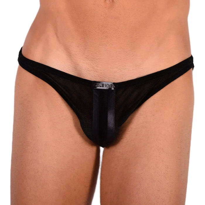 Modus Vivendi Low-Cut Brief V.Fluid Elegant Briefs Black Feel Velvet 10112 9