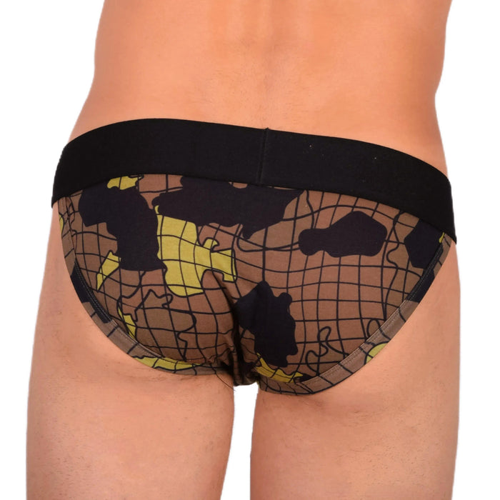 Modus Vivendi Tanga-Brief Camo Army Trapped Luxury Lurex Khaki 11012 8