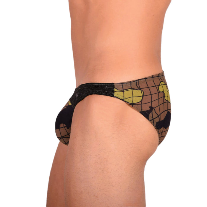 Modus Vivendi Brief Trapped Camo Low-Cut Briefs khaki 11013 5