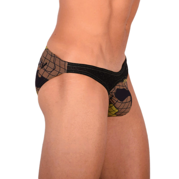 Modus Vivendi Brief Trapped Camo Low-Cut Briefs khaki 11013 5