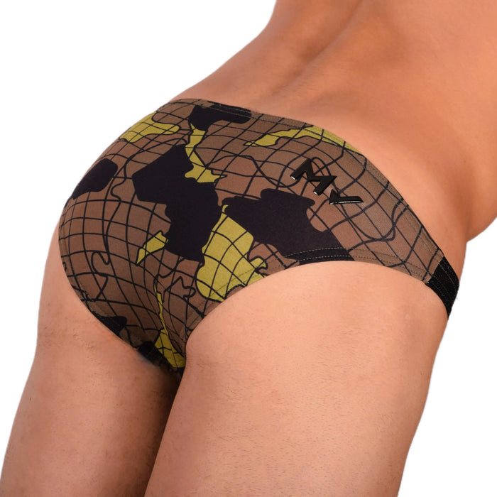 Modus Vivendi Brief Trapped Camo Low-Cut Briefs khaki 11013 5