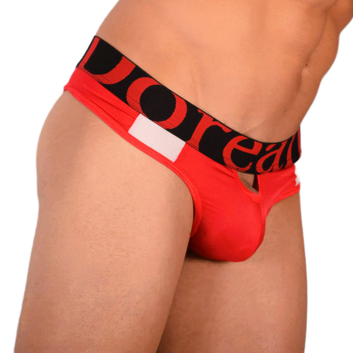 Doreanse Window Thong Soft & Sleeky Low-Rise Thongs Red 1224 9