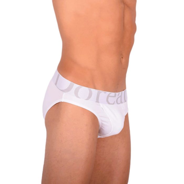 DOREANSE Brief Mens Slip With Pouch Reforming White 1225 9