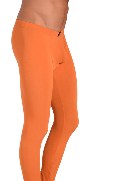 SMU Mens Legging Tight Fit Smoothie Orange S/M 12565 MX8