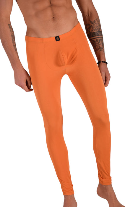 SMU Mens Legging Tight Fit Smoothie Orange S/M 12565 MX8