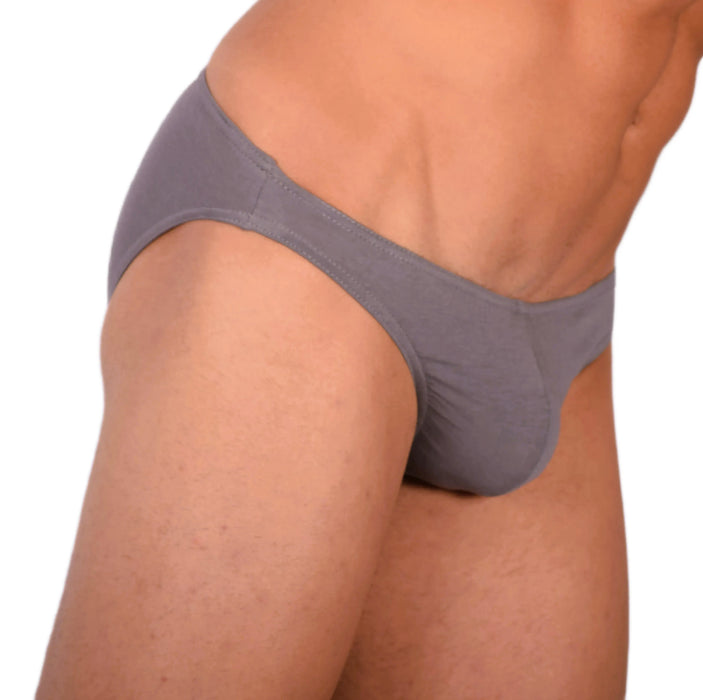 DOREANSE Micro Slip Homme Sexy Mode Coton Modal Lycra Slip Gris 1281 13