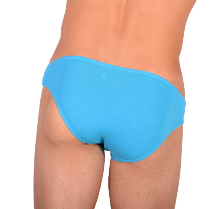 Doreanse Mens boys Micro Brief Cotton Modal Casual Underwear Turquoise 1281 13