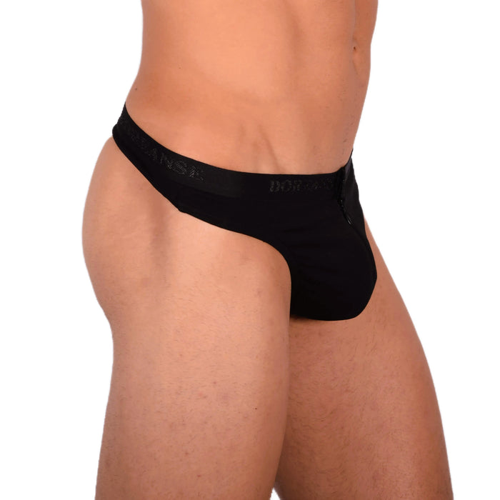 DOREANSE String à fermeture éclair pour homme noir 1354 13