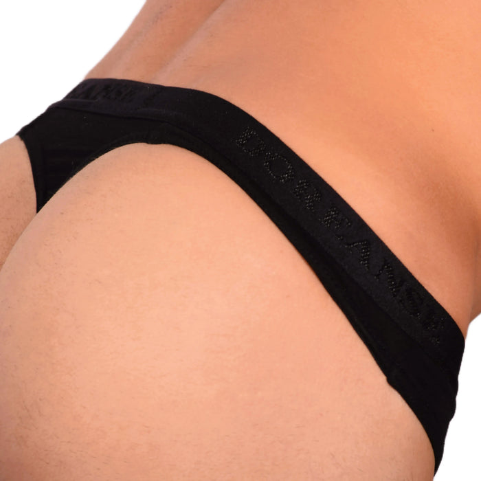 DOREANSE String à fermeture éclair pour homme noir 1354 13