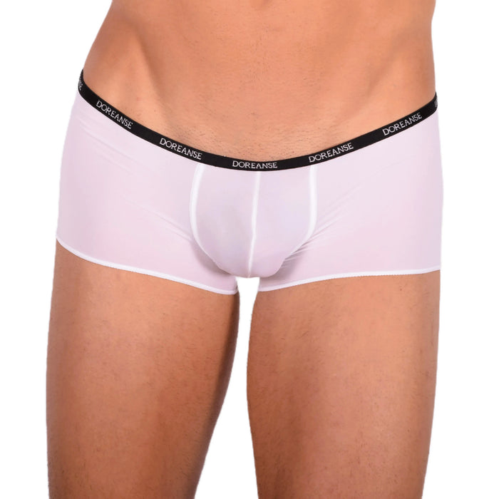 DOREANSE Aire Mini Trunk Super Low Rise Boxer Homme Blanc 1590 15