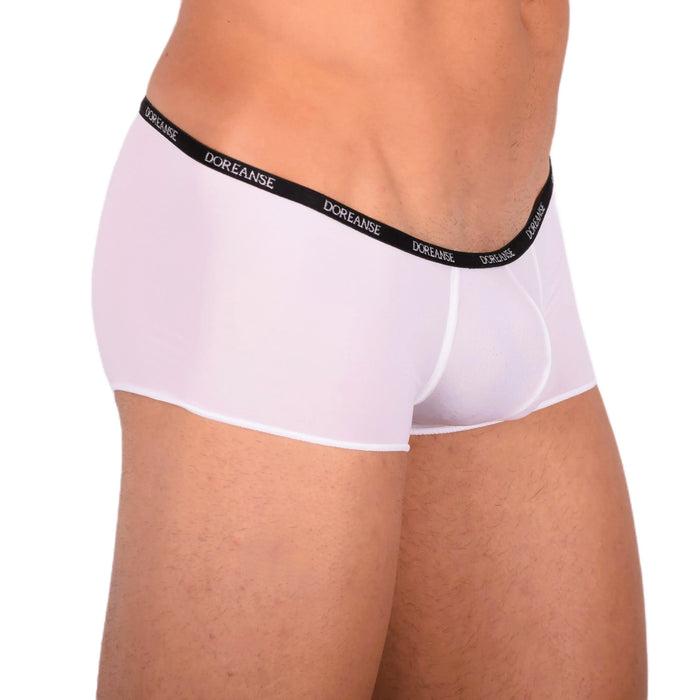 DOREANSE Aire Mini Trunk Super Low Rise Mens Boxer White 1590 9