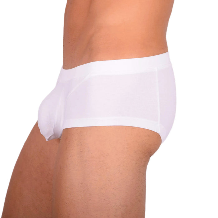 DOREANSE Boxer Adonis Hipster Trunk Soft Cotton White 1750 8