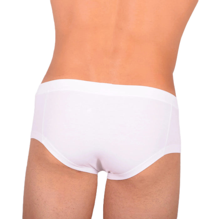 DOREANSE Boxer Adonis Hipster Trunk Soft Cotton White 1750 8