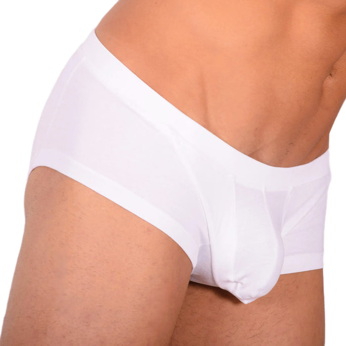 DOREANSE Boxer Adonis Hipster Trunk Soft Cotton White 1750 8