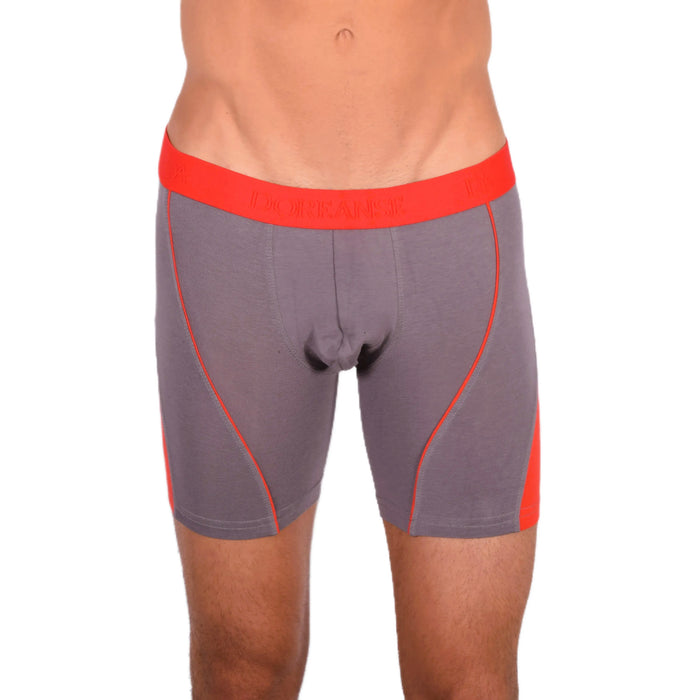 Doreanse Boxer Brief Micro Modal Casual Cotton  Grey-Red Combo 1754 10