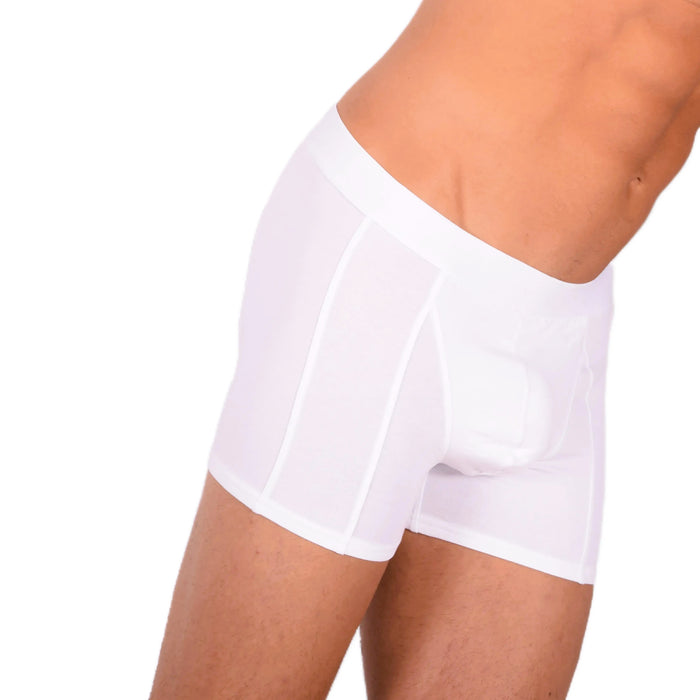 DOREANSE Boxer Casual Cotton Modal Boxer White 1755 4A