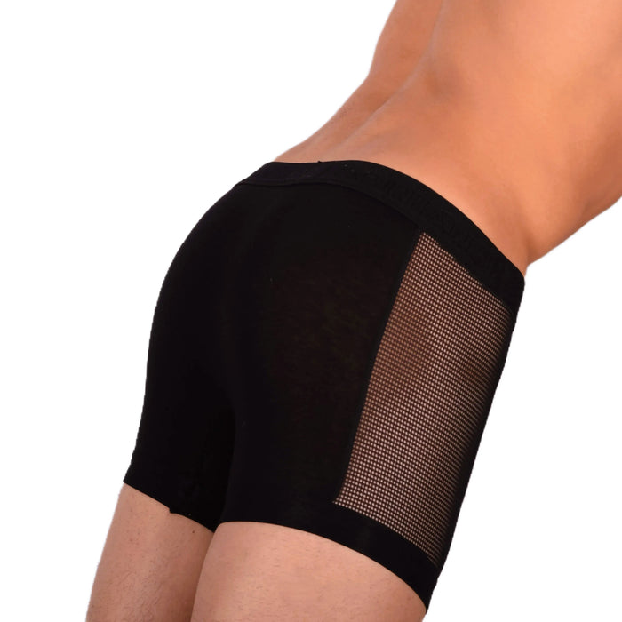 Doreanse Boxer Brief With Side Mesh Panel 1761 Black 5