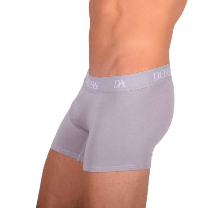 Doreanse Boxer Shorty Boxer décontracté en coton mélangé gris 1767 6