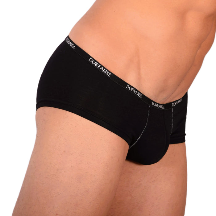 DOREANSE Boxer Hipster Mini Trunk Micro-Modal Noir 1781 7