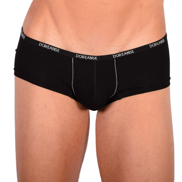 DOREANSE Boxer Hipster Mini Trunk Micro-Modal Noir 1781 7