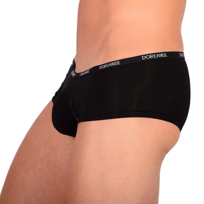 DOREANSE Boxer Hipster Mini Trunk Micro-Modal Noir 1781 7