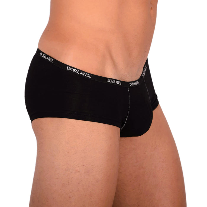 DOREANSE Boxer Hipster Mini Trunk Micro-Modal Noir 1781 7