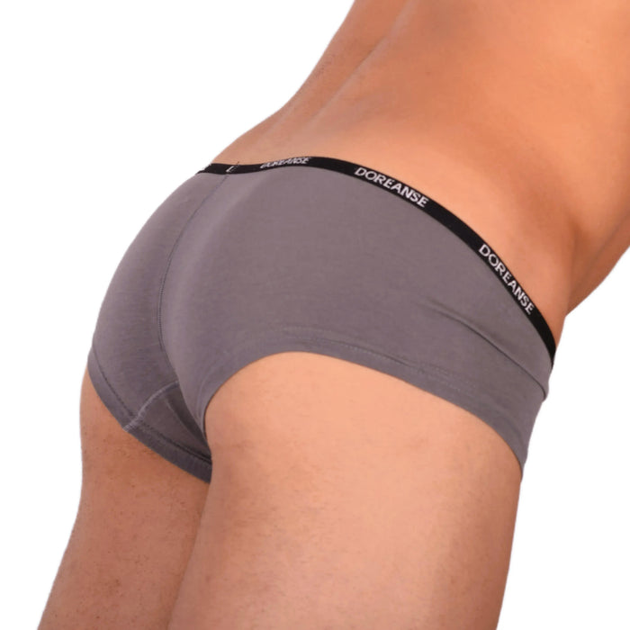 Boxer DOREANSE Hipster Mini Trunk Micro-Modal Gris 1781 7