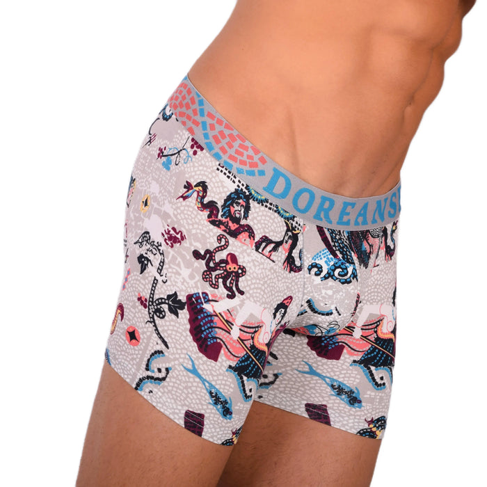 DOREANSE Boxer Poseidon Long Mens Boxers Trunk 1806 8