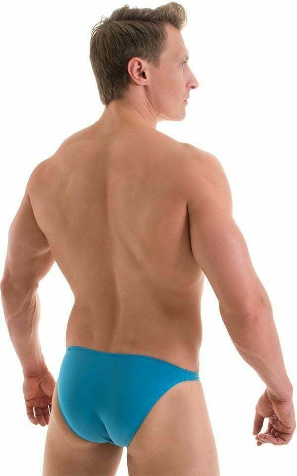 Skinz Swim-Briefs Smooth Front Mens Bikini-Cut Swimwear Saphire 4511 1