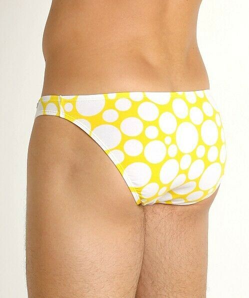 Small Modus Vivendi Brief Polka dot Low Cut Briefs Yellow 08811 21