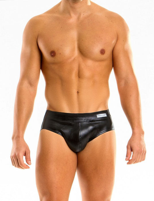 Modus Vivendi Jock Leather-Look Bottomless Jockstrap Black 20514 61