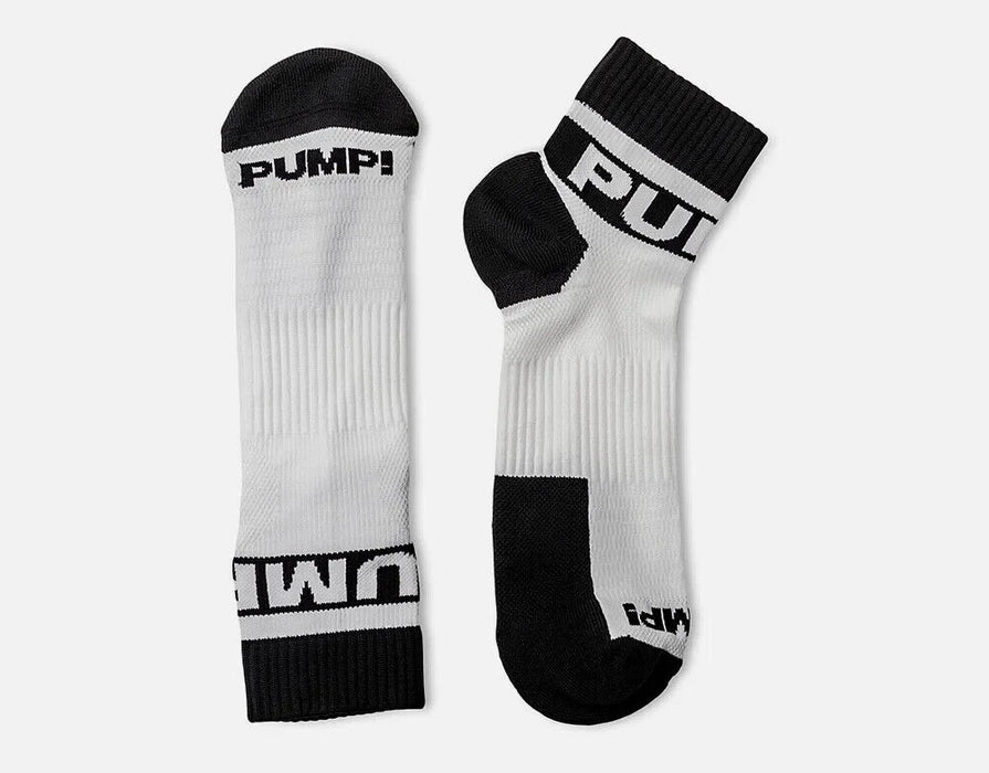 PUMP! Two Pairs Low-Cut Sock All-Sport Classic Socks 2-Pack Black/White 41006