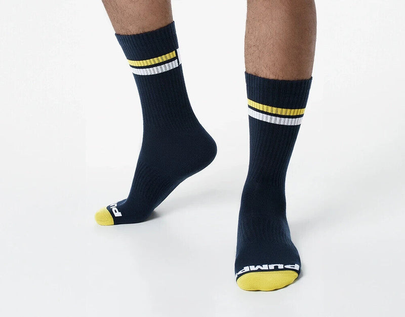PUMP! Crew Sock Recharge Classic Sporty Socks Elastic Arch Bands 41014