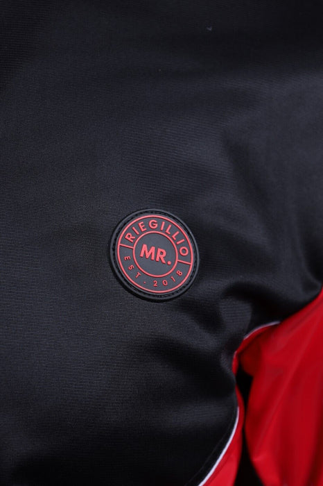 MR. RIEGILLIO PVC Jacket 24 Tracksuit Shiny Red R1015