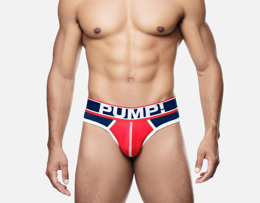 PUMP! Low-Rise Thongs Big League Brief Style G-String Mesh Thong 17012
