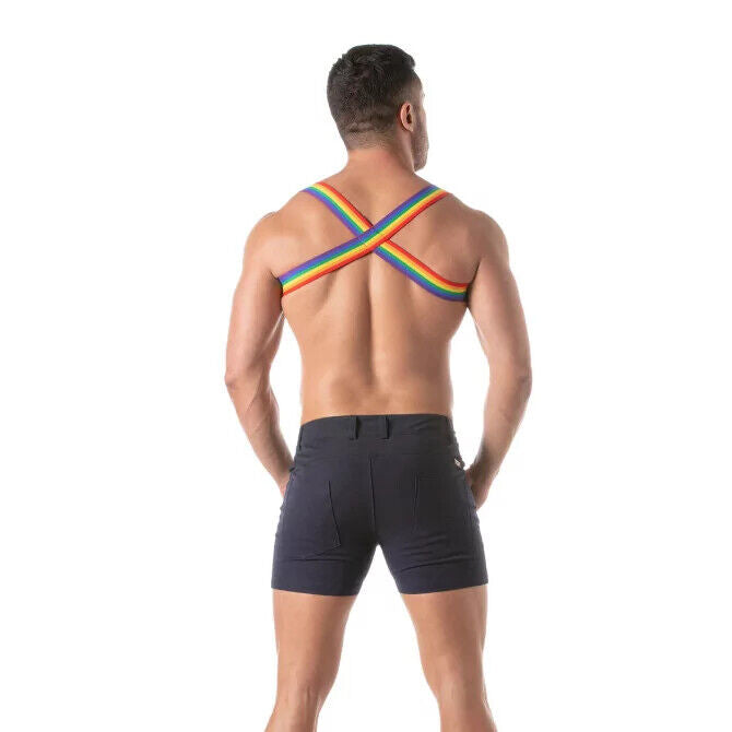 TOF PARIS Elastic Shoulder Harness X-Style Pride Rainbow 80