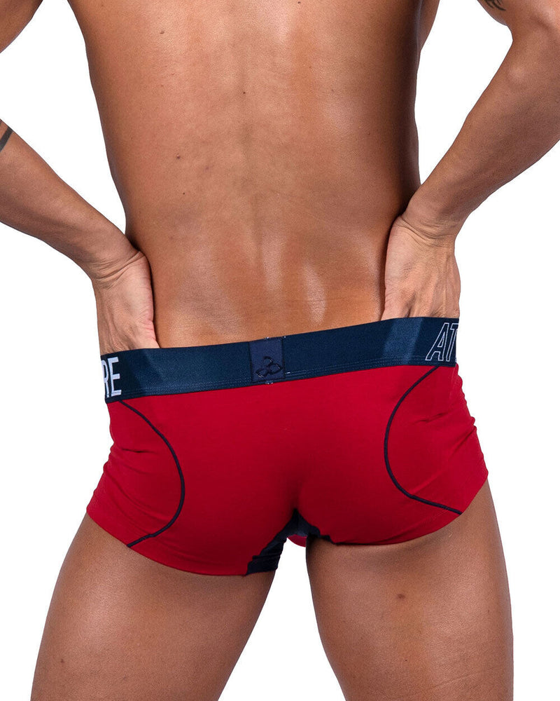 PRIVATE STRUCTURE Boxer long Trunk Athlete Rouge Falcon 4389 103