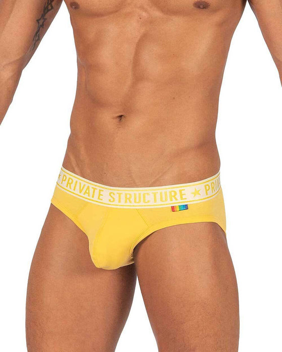 Duo Pack 2-Private Structure Mini Briefs PRD Sunset Yellow + Dark Navy 4385
