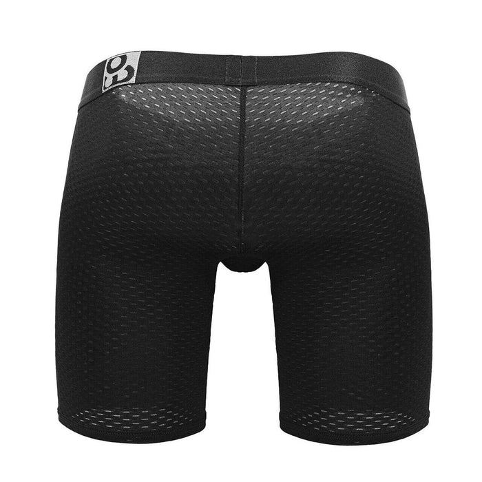 ErgoWear Long Boxer Briefs MAX Flow 3D-Pouch Micro Perforated Midcut Black 1690