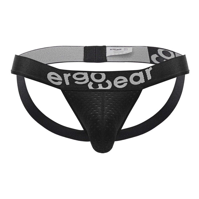 ErgoWear Jockstrap MAX Flow 3D Pouch Micro-Perforated Jock in Black 1686