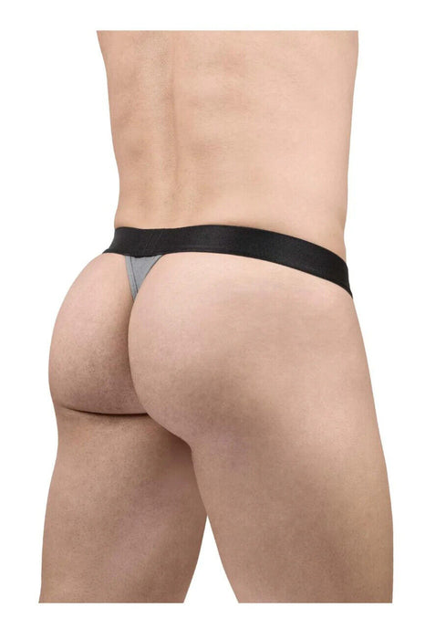 ErgoWear Thong MAX Flow 3D Pouch Micro-Perforated Mens String Gray 1682