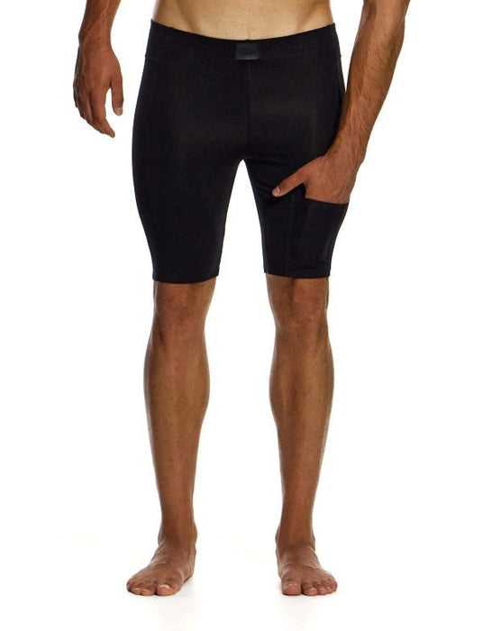 MODUS VIVENDI Bamboo Biker Shorts Long Trunk Black 13423 B84