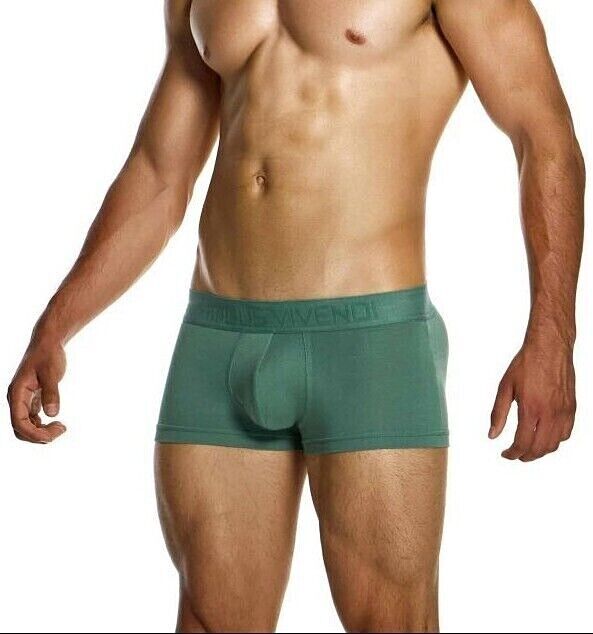 Modus Vivendi Eco-Bamboo Boxer Trunk Regular Fit Jacquard Khaki 13422 48