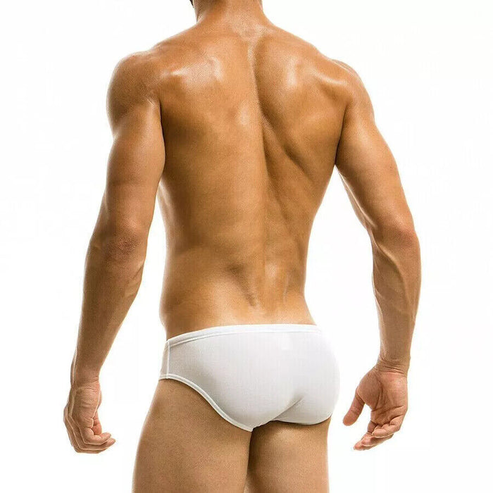 MODUS VIVENDI Swim Briefs Velvet Look Drawstring Optic White S1714 150