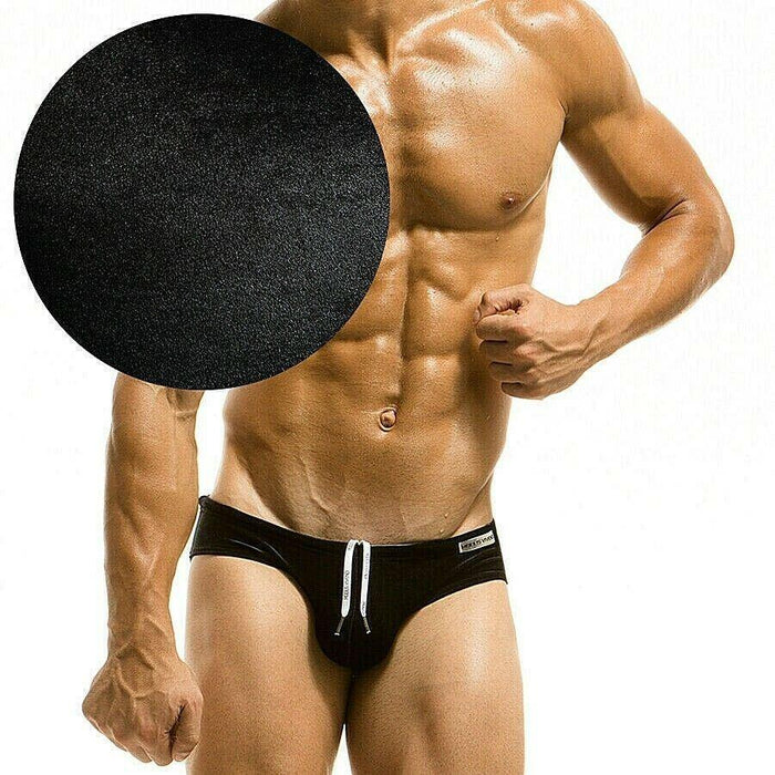 MODUS VIVENDI Swim Briefs Velvet-Look Classy Black S1714 149