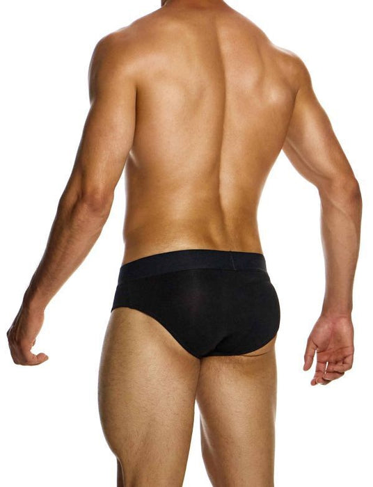 Modus Vivendi Bamboo Classic Briefs Eco-Jacquard Brief in Black 13415 184